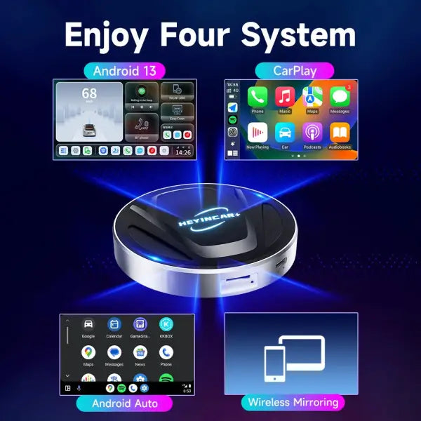 2024 New HEYINCAR Carplay Smart Ai Tv Box Android 13 8GB+128GB for Volvo XC40 XC60 XC90 S60 S90 V40 V60 for Netflix for Youtube