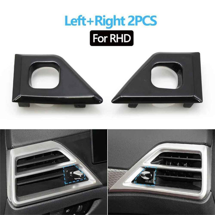 Car Craft Compatible With Bmw 2 Series G42 3 Series G20 G80 4 Series G22 G26 G82 I3 I4 G28 G26 Bev 2024-2026 Ac Air Vent Slider Rotary Knob Ac Vent Adjust Lever Cover Trim 64225a8e283-c Left Cover - CAR CRAFT INDIA