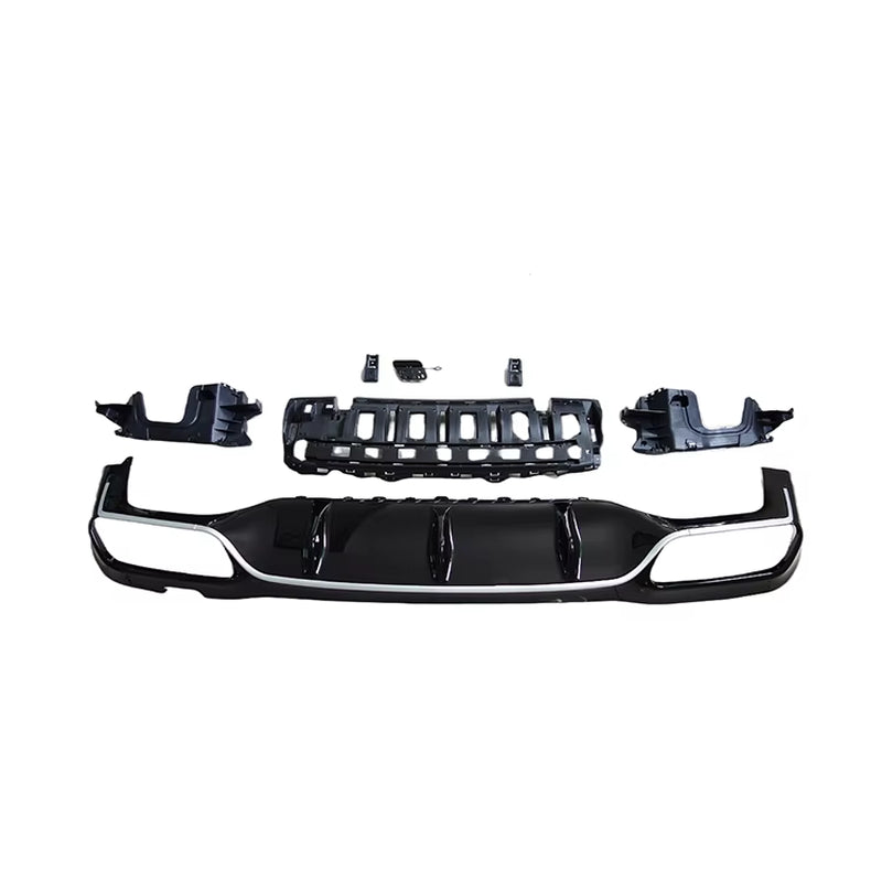 Factory Outlets E63 Style Car Bumper  Rear Diffuser for BENZ W213 AMG Sedan 2017+