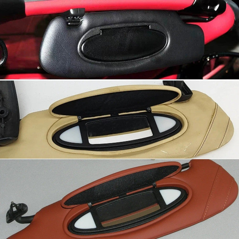 Car Craft Compatible With Porsche Boxster 986 987 Cayman 986 987 1996-2012 Carrera 996 997 Targa 996 997 1997-2011 Gt2 Gt3 996 997 1997-2012 Car Sun Shade Visor Vanity Mirror 98673103108 Black Assembly Model A