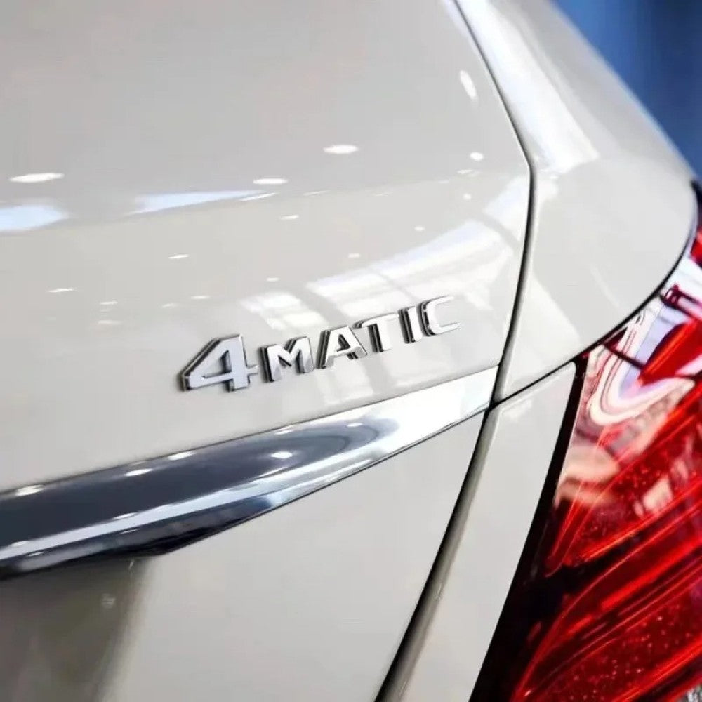 Car Craft Compatible With Mercedes Benz A B C E S R V Gla Glb Cla Gl Glc Gls Ml Gle G Wagon G63 G55 Slk Class Logo Badge Emblem Letter 4 Matic 4matic