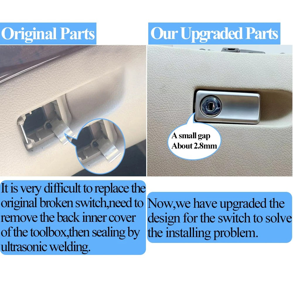 Car Craft Compatible With Mercedes Ml Gl Gle Gls W166 2012-2019 Glove Box Switch Latch Handle Cover Lid Lock Model B 1666800191