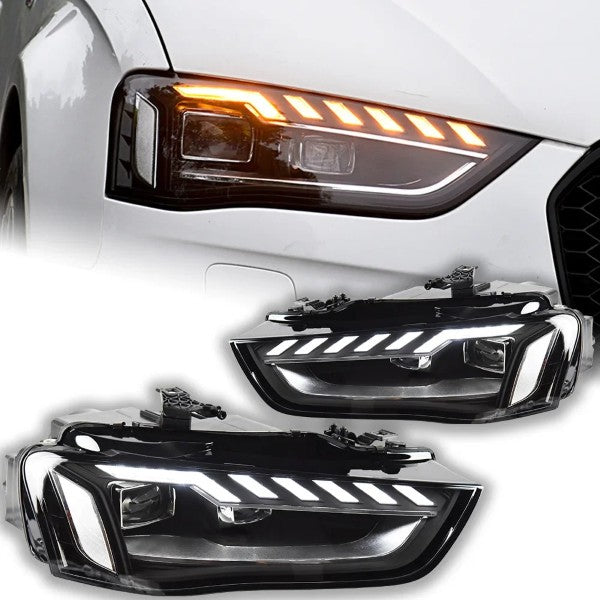 Car Craft Compatible With Audi A4 B8pa 2013-2016 Car Front Upgraded Head Light Lamp Xenon Headlight Retrofit Upgrade Modified Led Drl Hid Light For Helogen Car Usa - CAR CRAFT INDIA
