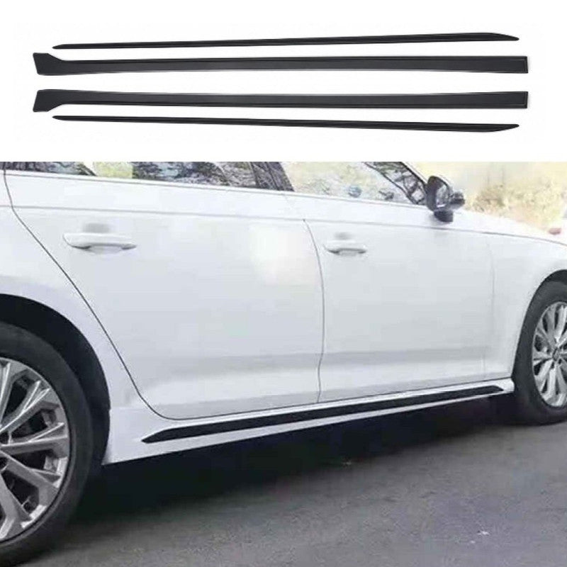 Car Craft Compatible With Audi A4 B9 2017-2020 Upgraded Facelift Convert To Rs4 S4 Sport Bodykit Side Skirt Splitter Running Board A4-028 Gc