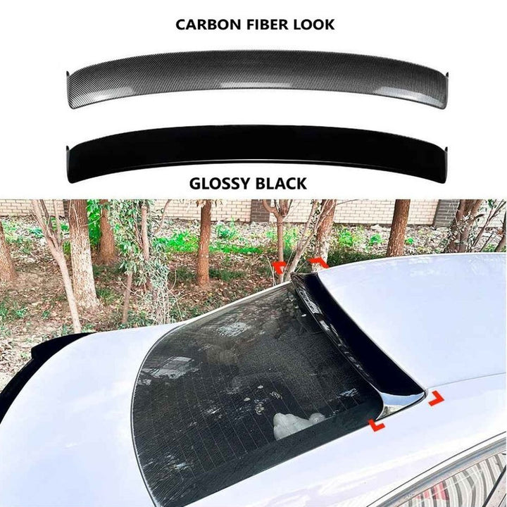 Car Craft Compatible With Audi A4 S4 B8 2009-2019 Trunk Wing Lip Boot Rear Roof Spoiler Zst-894 Cf Carbon Fiber Look - CAR CRAFT INDIA