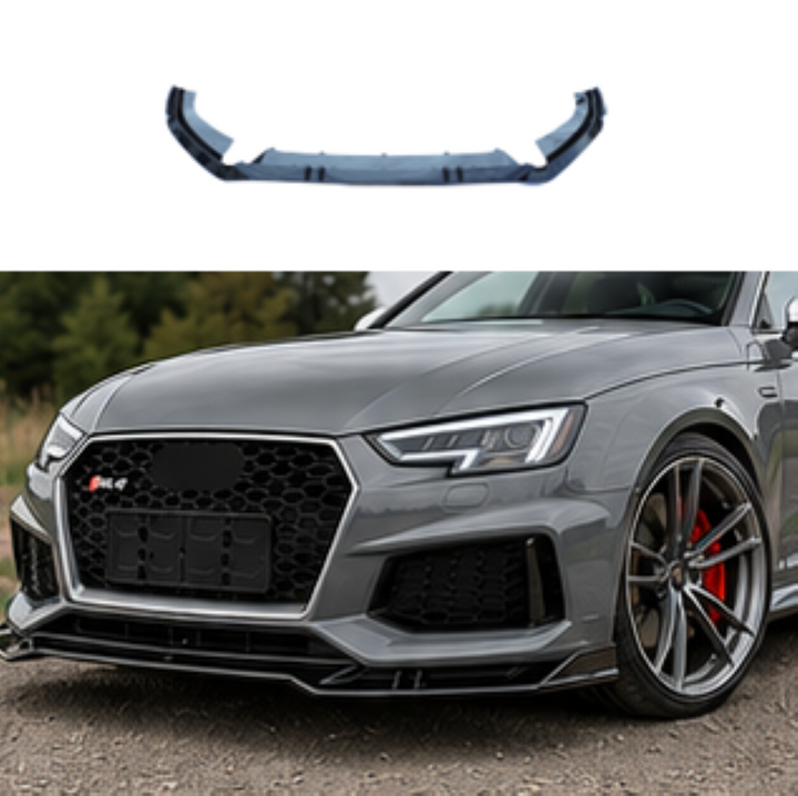 Car Craft Compatible With Audi A4 B9 2017-2020 Rs4 Front Bumper Lip Splitter Skirt Trim A4-021 022 Gc