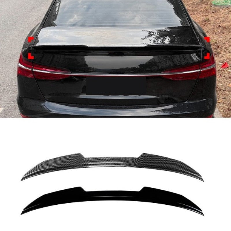Car Craft Compatible With Audi A6 S6 C8 2018-2025 Rear Trunk Wing Boot Roof Lip Spoiler M4 Style Zst-1456 Gb Glossy Black - CAR CRAFT INDIA