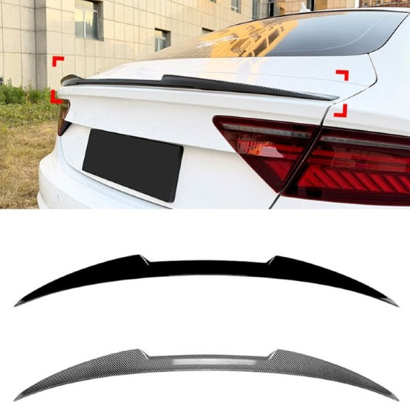 Car Craft Compatible With Audi A7 S7 Rs7 2011-2017 Rear Trunk Wing Boot Roof Lip Spoiler Zst-1432 Gb Glossy Black - CAR CRAFT INDIA