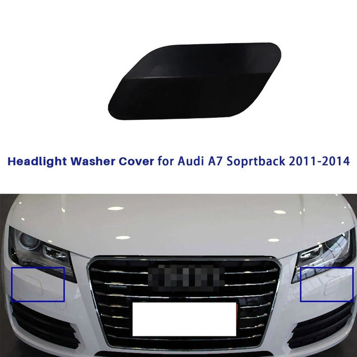 Car Craft Compatible With Audi A7 Soprtback 2011-2014 Front Bumper Headlight Washer Cover Cap Cleaning Spray Cover Spray Nozzle Cover 4g8955275 Left