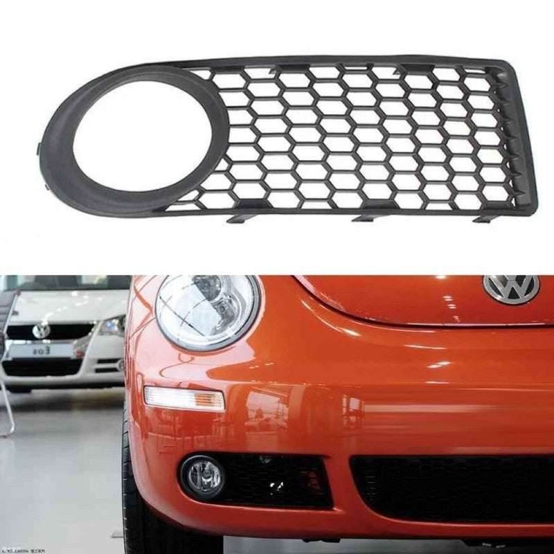 Car Craft Compatible With Volkswagen Vw Beetle 1998-2011 Front Bumper Fog Lamp Light Mesh Grill Cover Right Dlw0602020102