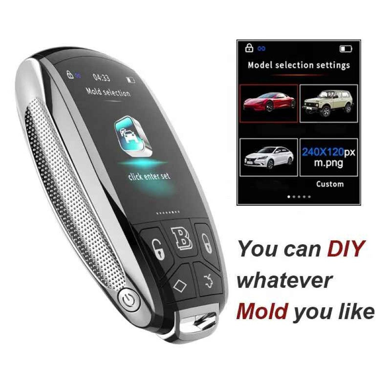 Car Craft Compatible With Audi Bmw Mercedes Jaguar Range Rover Porsche Volkswagen Skoda Volvo Nissan Jeep Maruti Toyota Hyndai Bentley Ferrari Lamborghini Mini Cooper Lcd Led Smart Keyless Key Tk980