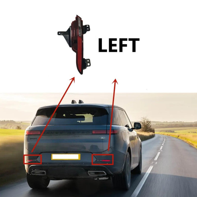 Car Craft Compatible With Land Range Rover Sport Rrs 2023+ L461 Rear Back Bumper Reflector Break Light Left Lr179127 CC-10333
