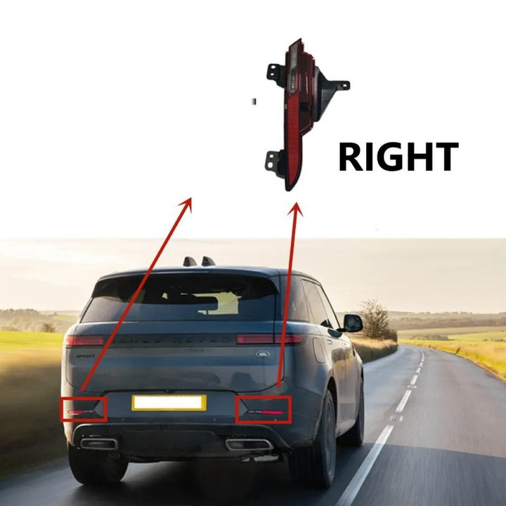 Car Craft Compatible With Land Range Rover Sport Rrs 2023+ L461 Rear Back Bumper Reflector Break Light Right Lr179130 CC-10334