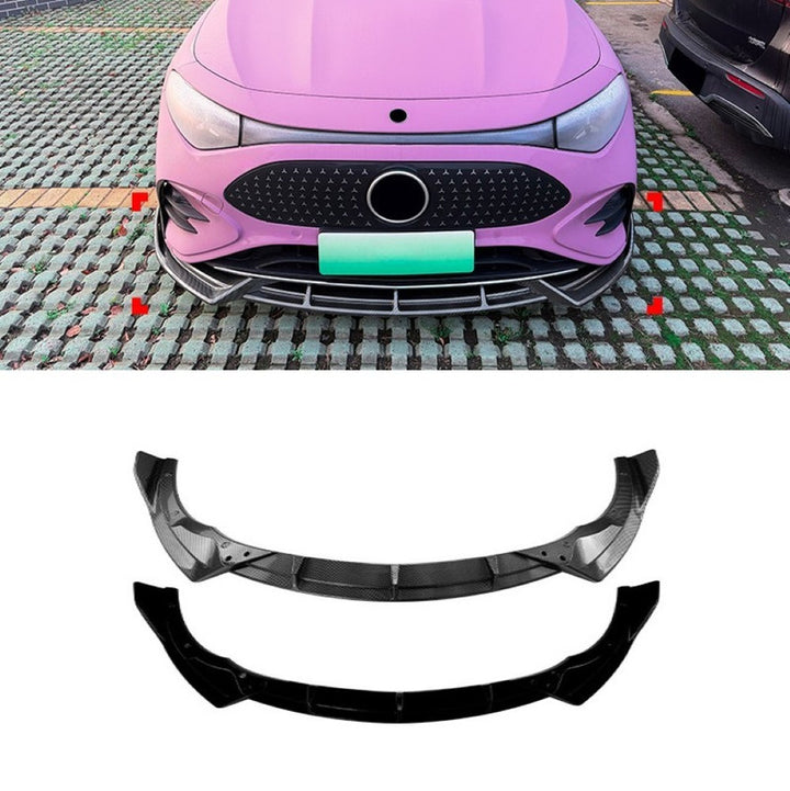 Car Craft Compatible With Mercedes Benz Cla C174 C178 2026+ Amg Line Front Bumper Lip  Splitter Skirt Trim Zst-1540 Gb Glossy Black CC-10944