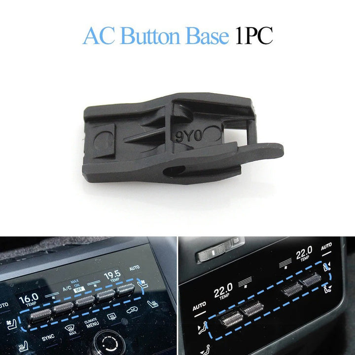 Car Craft Compatible With Porsche Panamera 976 2024-2026 Macan 5c 2024-2025 Cayenne 9ya-2 2024-2026 Front Rear Air Conditioning Ac Button Front Ac Rotary Button Knob 95c919610-d