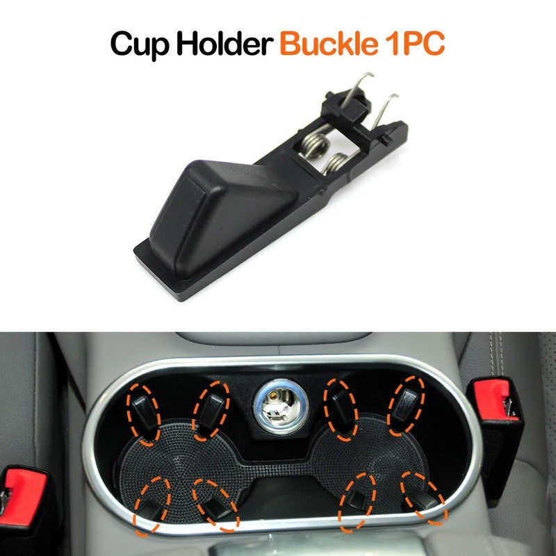 Car Craft Compatible With Porsche Cayenne 7p5 958 92a 2011-2017 Car Center Console Water Drink Cup Holder Assembly Buckle 7p5862531-c