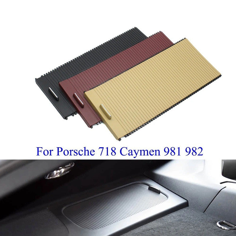 Car Craft Compatible With Porsche Cayman 981 2013–2016 718 Cayman 982 2017–2023 Interior Car Pillar C Water Drink Cup Holder Tray Roller Cover Trim Blind Shutter 981555423004h0-c Luxor Beige