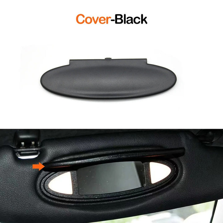 Car Craft Compatible With Porsche Boxster 986 987 Cayman 986 987 1996-2012 Carrera 996 997 Targa 996 997 1997-2011 Gt2 Gt3 996 997 1997-2012 Car Sun Shade Visor Vanity Mirror Cover 99773103115a12-c Black Cover