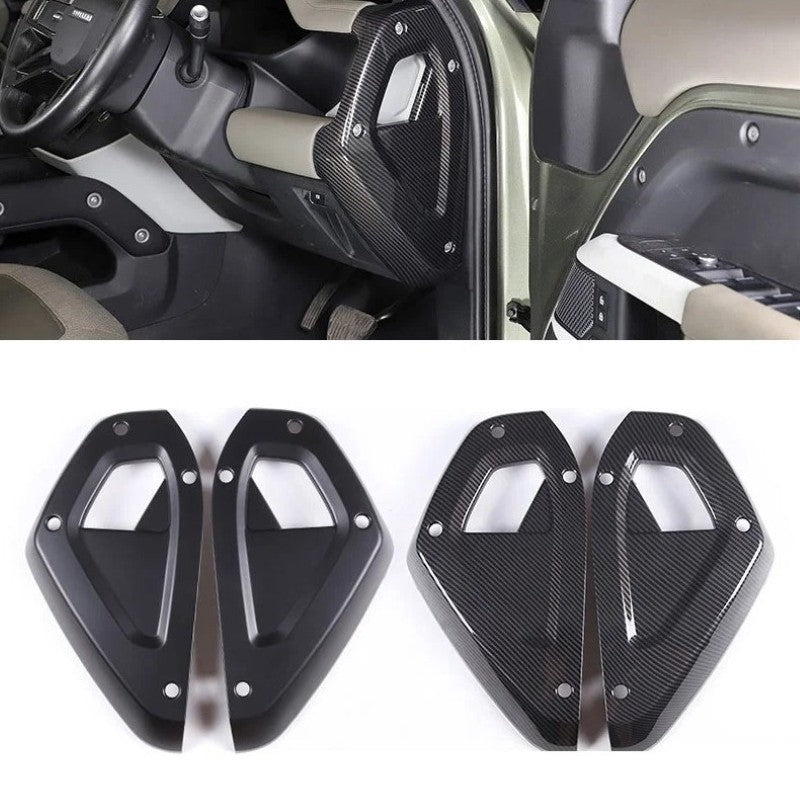 Car Craft Compatible With Range Land Rover Defender 90 110 130 L663 Lr129997 2020+ Car Interior Inner Instrument Dashboard Panel Side Decorative Frame Panel Trim Cover Real Carbon Fiber - CAR CRAFT INDIA