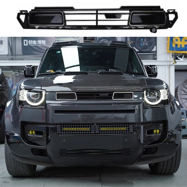 Car Craft Compatible With Land Range Rover Defender 90 110 130 2020-2026 L663 Car Front Bumper Show Illuminated Led Glow Grille Dynamic Running Diplopore Light Rock Style Kt Ms Design - CAR CRAFT INDIA