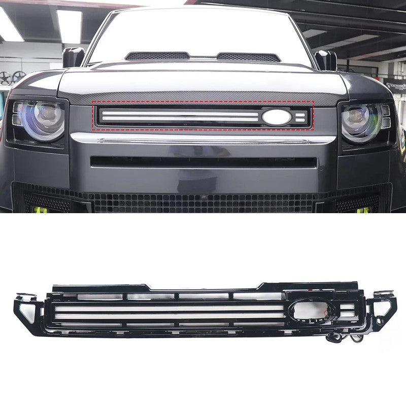 Car Craft Compatible With Land Range Rover Defender 90 110 130 L663 2020-2026 Front Show Grill Led Light Long - CAR CRAFT INDIA
