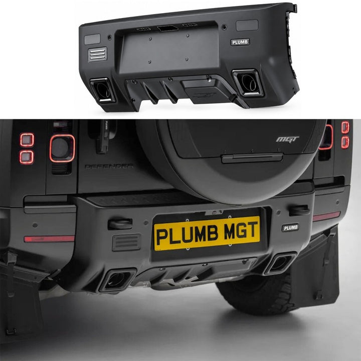 Car Craft Compatible With Land Range Rover Defender 90 110 130 L663 2020-2026 Plumb M One Series M-gt Rear Bumper Bodykit Surround Kit Mgt-003