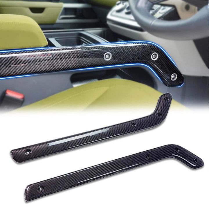 Car Craft Compatible With Range Land Rover Defender 90 110 130 L663 Lr129997 2020+ Car Interior Trim Set Center Console Aremest Panel Side Trim Strips Carbon Fiber Look - CAR CRAFT INDIA