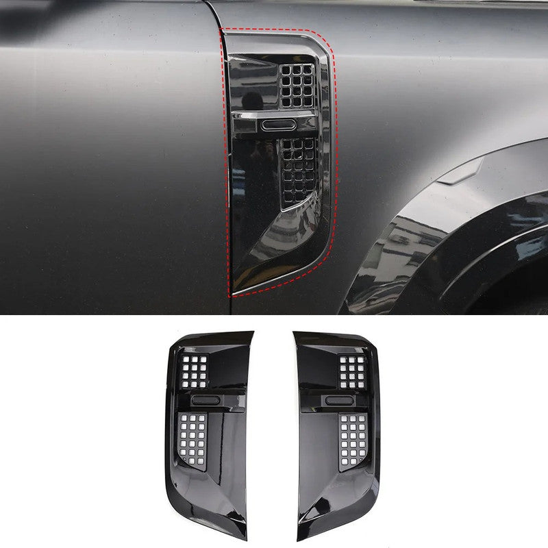 Car Craft Compatible With Range Land Rover Defender L663 2020-2025 90 110 130 Upgrade Convertion Bodykit Urban U Style Side Fender Vent Grill Cover