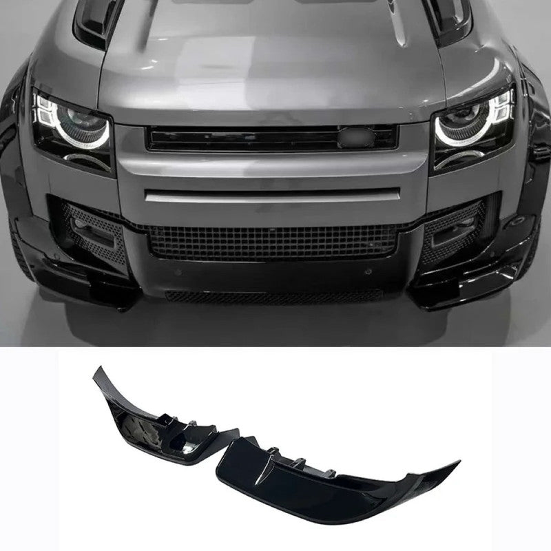 Car Craft Compatible With Range Land Rover Defender L663 2020-2025 90 110 130 Upgrade Convertion Bodykit Urban U Style Front Bumper Lip Splitter Skirt Trim