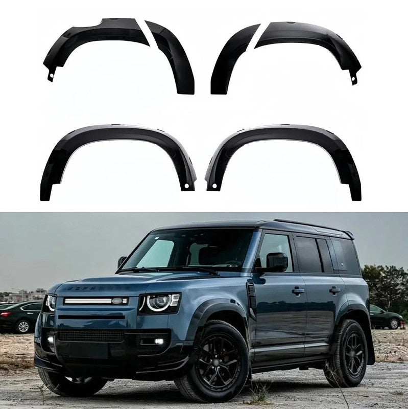 Car Craft Compatible With Range Land Rover Defender L663 2020-2025 110 130 Upgrade Convertion Bodykit Urban U Style Side Wheel Arch Trim Cover