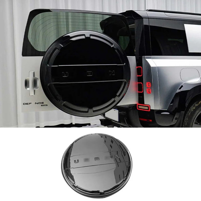 Car Craft Compatible With Range Land Rover Defender L663 2020-2025 90 110 130 Upgrade Convertion Bodykit Urban U Style Rear Spare Wheel Cover - CAR CRAFT INDIA