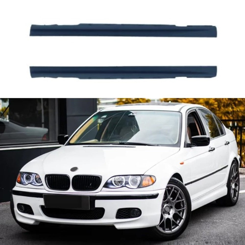 Car Craft Compatible With Bmw 3 Series E46 Sedan 1998-2004 Upgrade Facelift Convert To M3 Mt M Tech M Sport Side Skirt Splitter Running Board 2 Door Gc E46-011