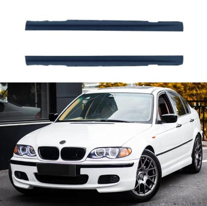 Car Craft Compatible With Bmw 3 Series E46 Sedan 1998-2004 Upgrade Facelift Convert To M3 Mt M Tech M Sport Side Skirt Splitter Running Board 2 Door Gc E46-011