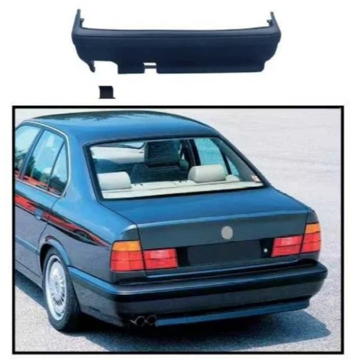 Car Craft Compatible With Bmw 5 Series E34 1988-1995 Upgrade Facelift Convert To M5 Mt M Tech M Sport Rear Bumper Bodykit Body Kit Gc E34-003