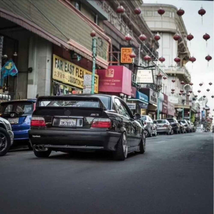 Car Craft Compatible With Bmw 3 Series E36 1990-1998 Upgrade Facelift Convert To E36 M3 M Sport Bodykit Rear Bumper CC-9660