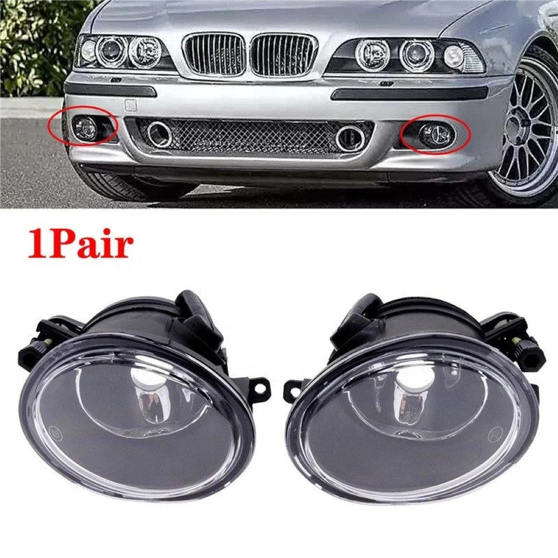 Car Craft Compatible With Bmw 3 Series E46 Sedan 5 Series E39 E34 1998-2004 Upgrade Facelift Convert To M3 Mt M Tech M Sport Bodykit Fog Lamp Light Foglight Foglamp Gc E46-007