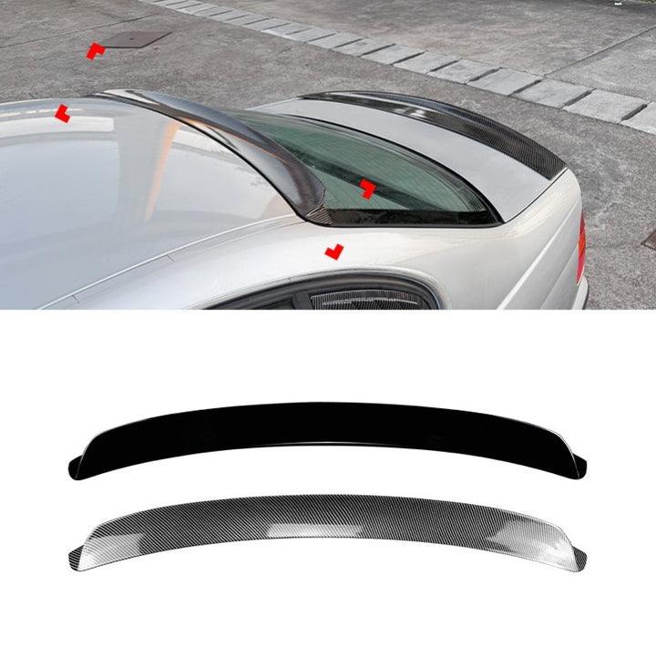 Car Craft Compatible With Bmw 3 Series E46 1998-2004 M3 Rear Trunk Wing Boot Roof Lip Spoiler M3 Style Zst-1406 Gb Glossy Black - CAR CRAFT INDIA