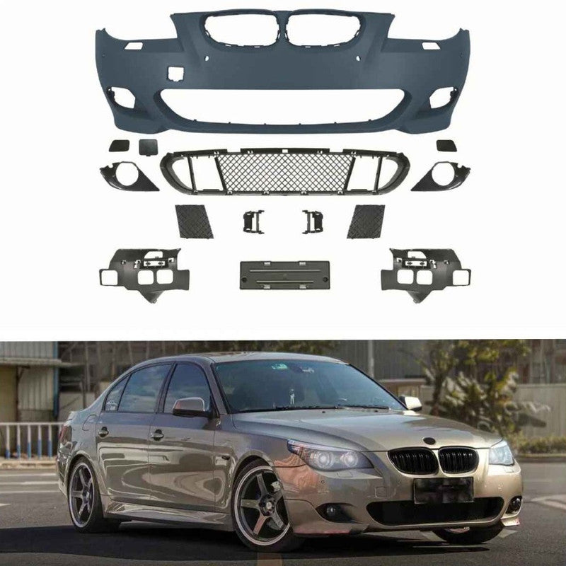 Car Craft Compatible With Bmw 5 Series E60 2004-2010 Front Rear Bumper Upgrade Convert To M Sport Mt M Tech Bodykit Bumper Side Skirt Running Board - CAR CRAFT INDIA