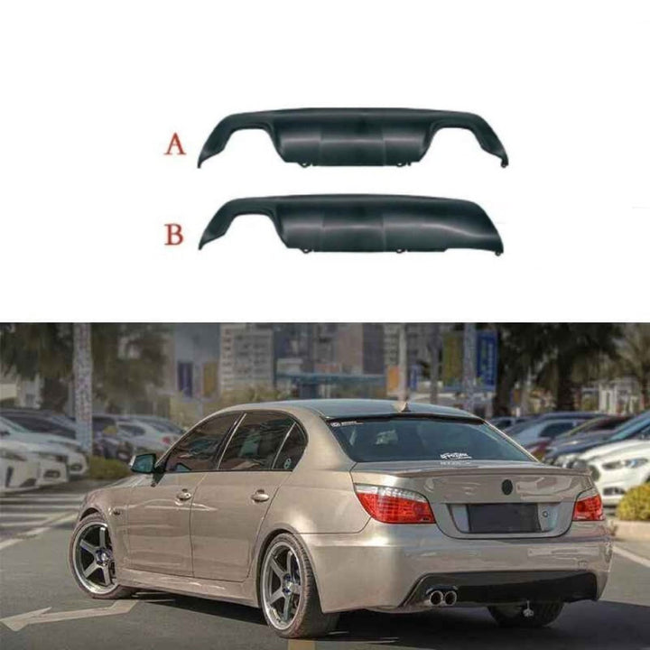 Car Craft Compatible With Bmw 5 Series E60 2006-2010 Front Rear Bumper Upgrade Convert To M Sport Mt M Tech Bodykit Body Kit Diffuser After Lip Model A 00-00 CC-10667