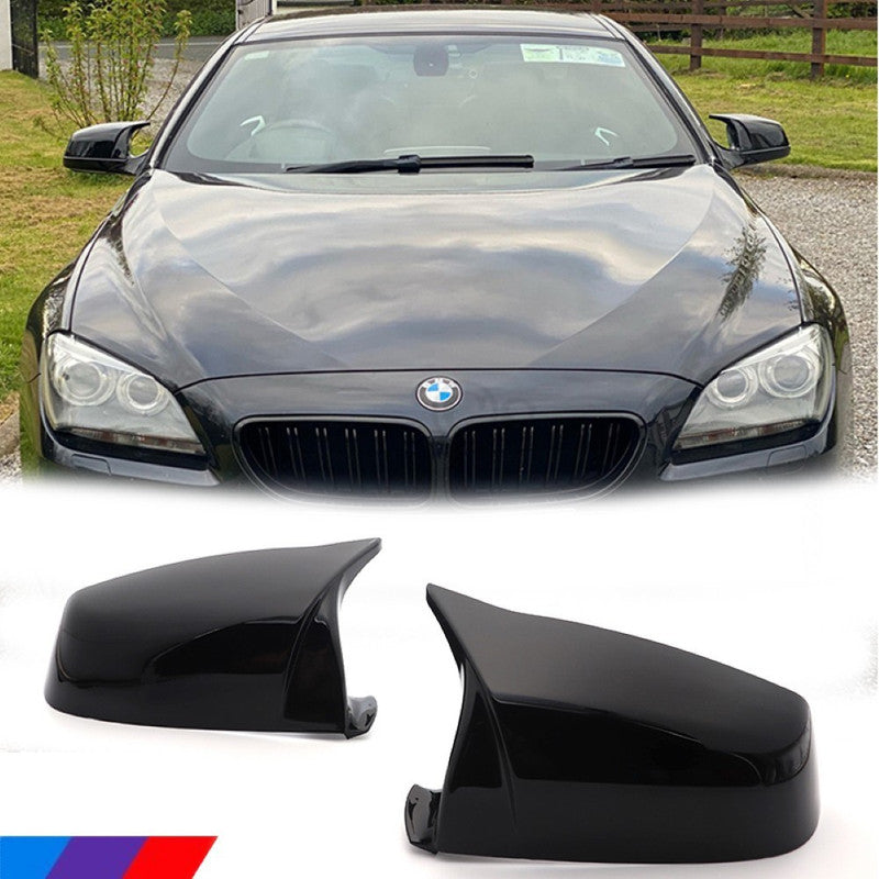 Car Craft Compatible With Bmw 5 Series E60 2004-2010 6 Series E63 2004-2011 Side Rear View Wing Mirror Cap Cover Replacement Style Carbon Fiber Look Gc E60 019 020 Cf CC-10670