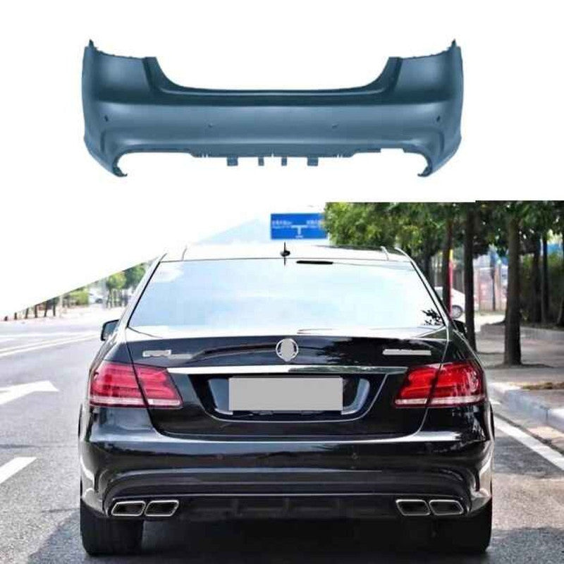 Car Craft Compatible With Mercedes Benz E Class W212 Lci 2014-2016 Rear Bumper Upgrade Convert To Amg E63 Amg Bumper Bodykit Gc W212-006 CC-9707 - CAR CRAFT INDIA