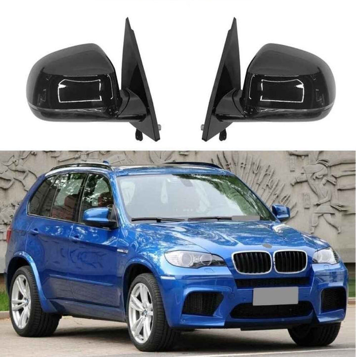 Car Craft Compatible With Bmw X5 E70 2007-2013 Side Rear View Horn Mirror Cover G05 Style Style Rhd Car E70-013 Gc
