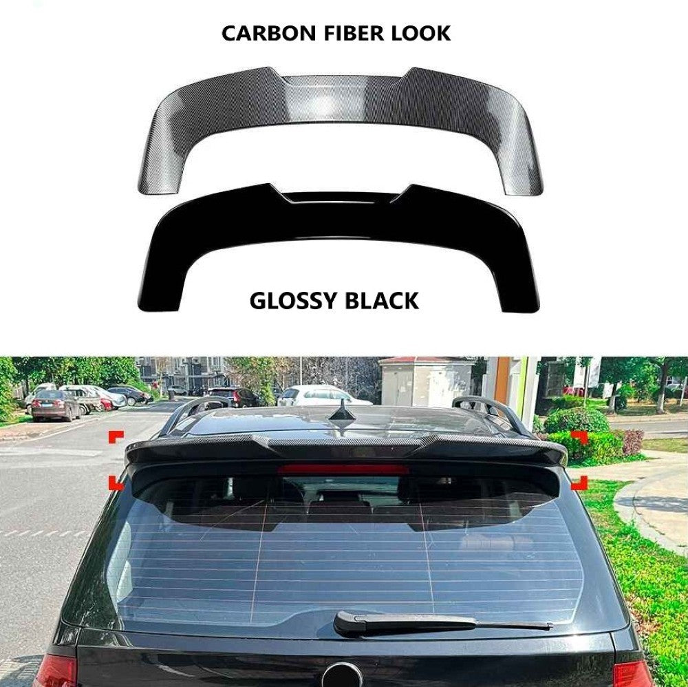 Car Craft Compatible With Bmw X5 E70 2008-2013 Trunk Wing Lip Boot Rear Spoiler Zst-1119 Cf Carbon Fiber Look - CAR CRAFT INDIA