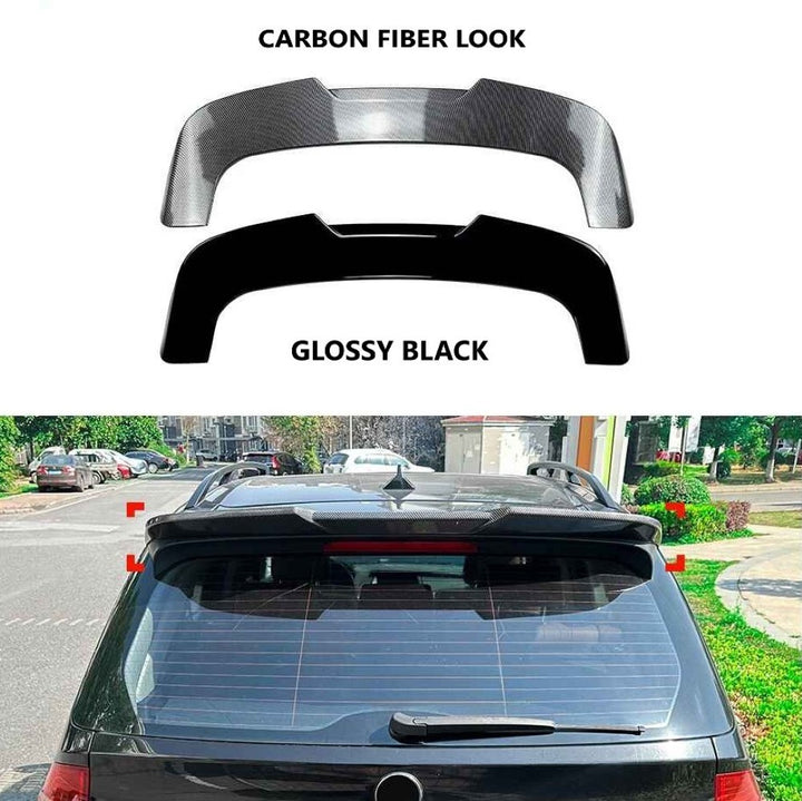 Car Craft Compatible With Bmw X5 E70 2008-2013 Trunk Wing Lip Boot Rear Spoiler Zst-1119 Cf Carbon Fiber Look - CAR CRAFT INDIA