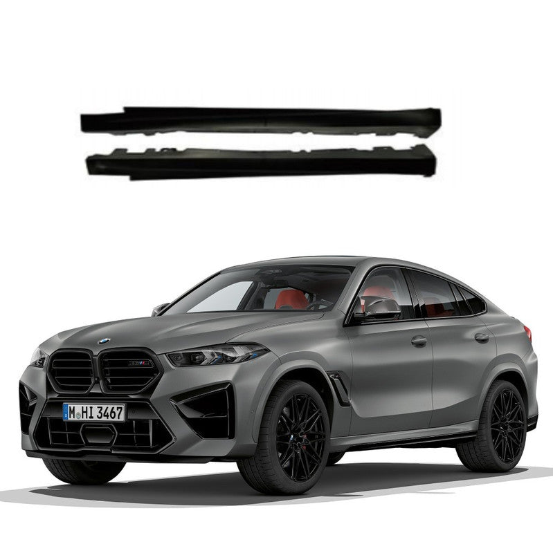 Car Craft Compatible With Bmw X6 E71 2006-2014 Side Skirt Splitter Trim Running Board G06 Convertion Kit Style