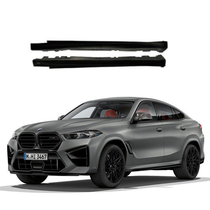 Car Craft Compatible With Bmw X6 E71 2006-2014 Side Skirt Splitter Trim Running Board G06 Convertion Kit Style