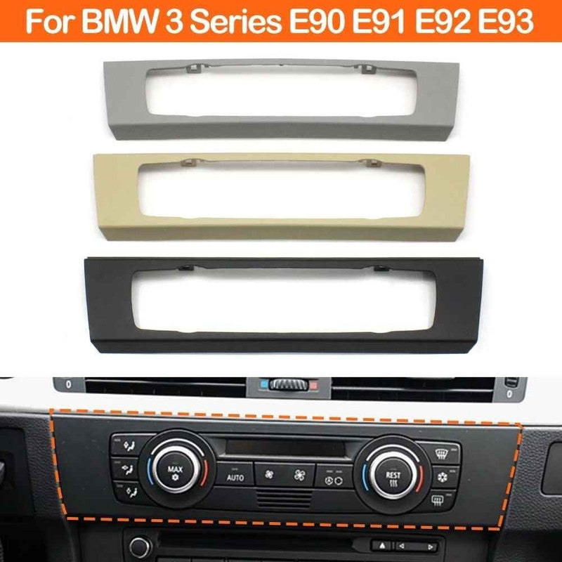 Car Craft Compatible With Bmw 3 Series E90 E91 E92 E93 2004-2012 Car Dashborad Interior Central Air Conditioning Cd Console Cover Hvac Trim Panel C 64116956490 Beige
