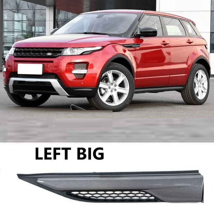 Car Craft Compatible With Land Rover Range Rover Evoque 2012-2018 Fender Side Air Vent Outlet Cover Trim Decorative Left Big Gray - CAR CRAFT INDIA