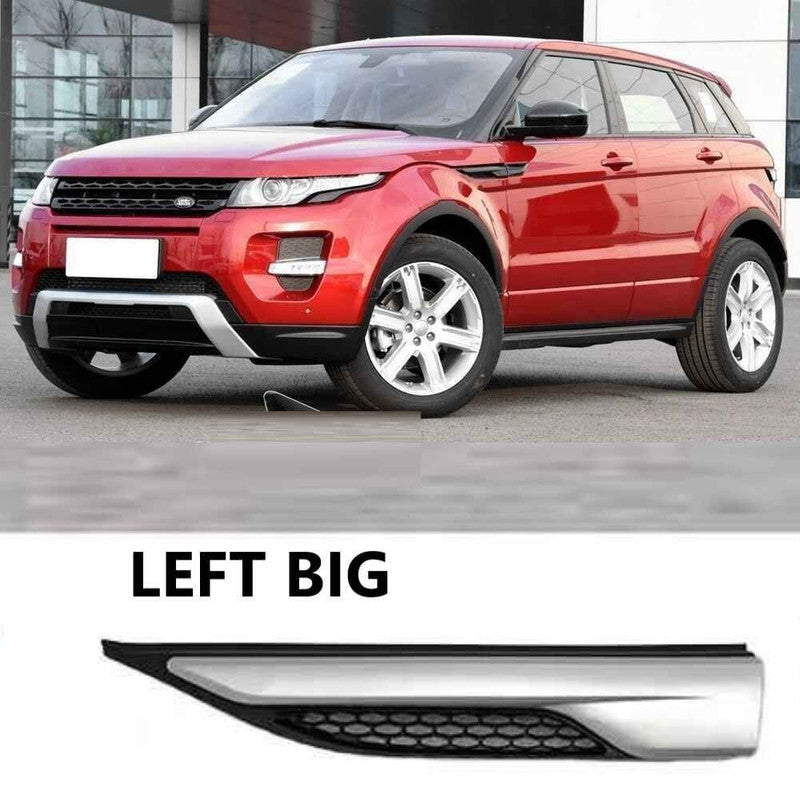Car Craft Compatible With Land Rover Range Rover Evoque 2012-2018 Fender Side Air Vent Outlet Cover Trim Decorative Left Big Silver - CAR CRAFT INDIA