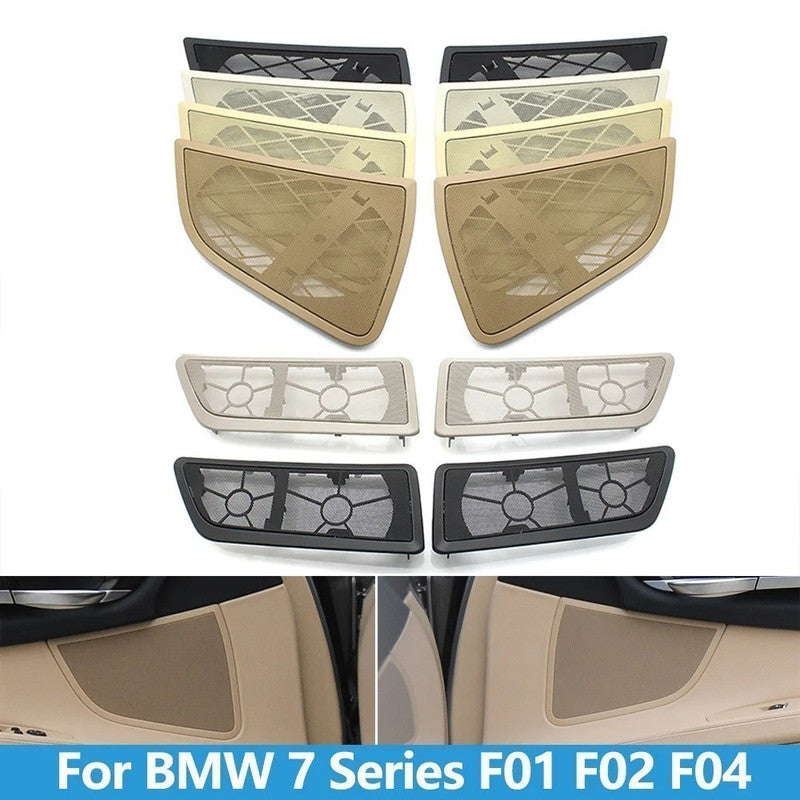 Car Craft Compatible With Bmw 7 Series F01 F02 2009-2014 Car Interior Door Speaker Loudspeaker Grill Cover Horn Sound Audio Speaker Grille Panel 51419169100 Oyster Front Right - CAR CRAFT INDIA